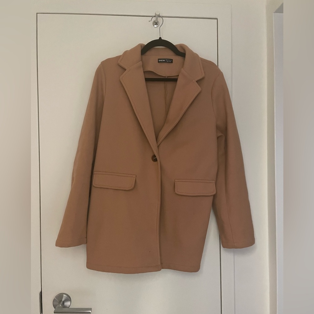 Oversized Camel Beige Blazer